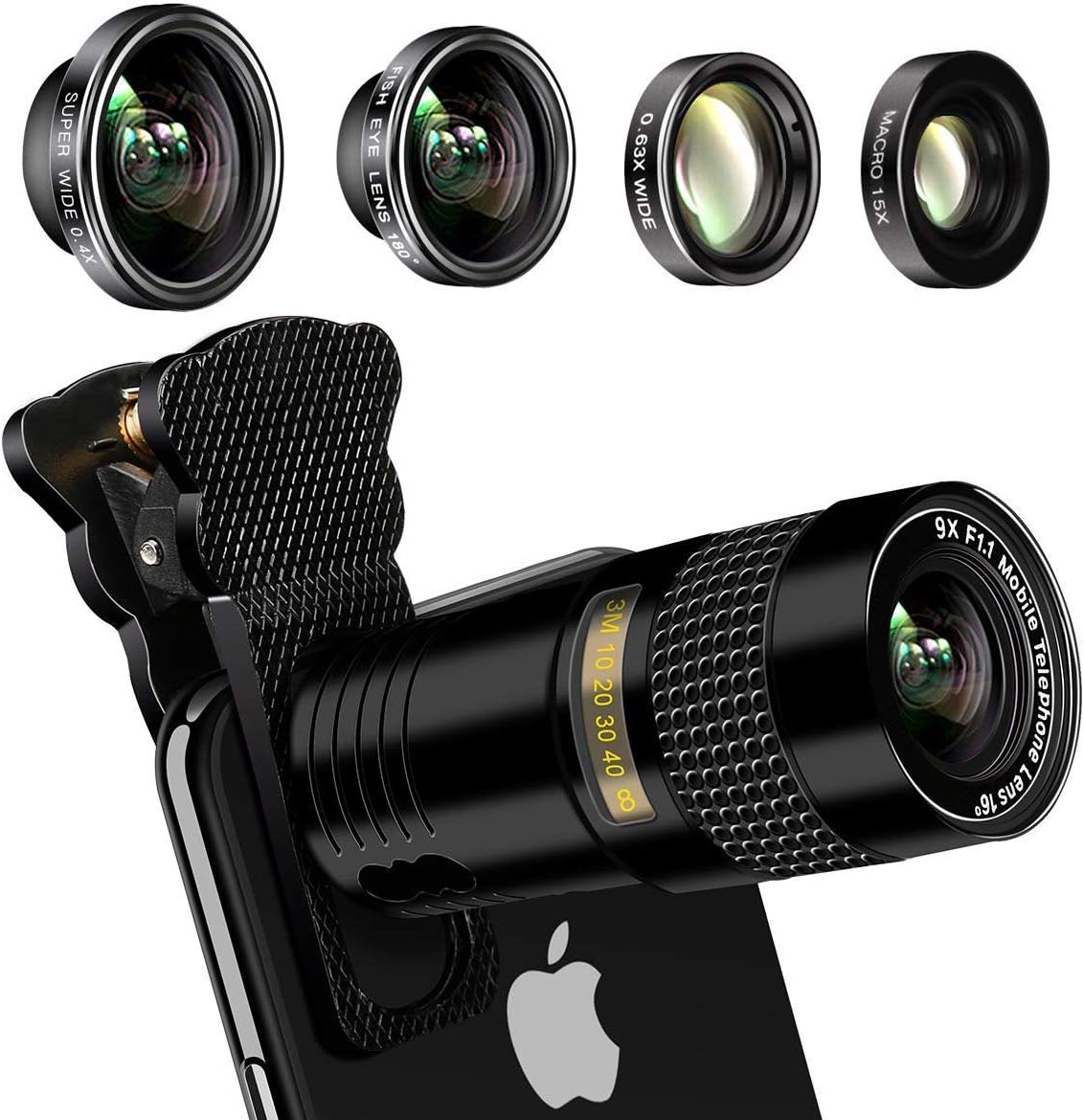 AFAITH Cell Phone Camera Lens Kit, 5 in 1 Phone Lens Amazon.co.uk