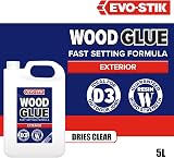 Evo-Stik Exterior Wood Glue D3 5 Litre Weatherproof Extra Strong Fast Setting view 2