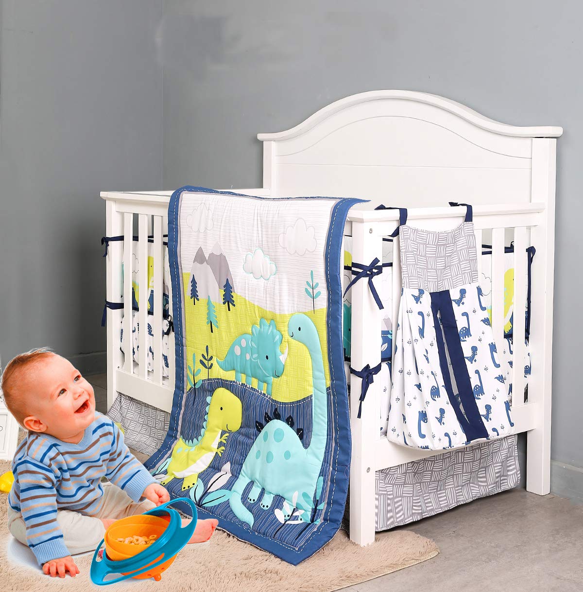 dinosaur nursery bedding