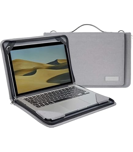 Profile Series - Blue Leather Laptop Sleeve Compatible with