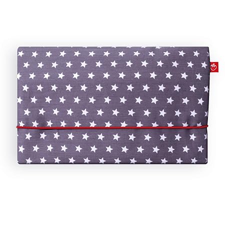 La Fraise Rouge 4251005603055 Windeltasche Claude, dunkelgrau mit weißen Sternen
