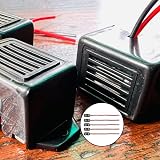 Gunwon 5Pcs 9V Battery Snap Connector I Type with 15 cm Leads PP3 Clip view 4