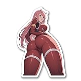 Anime Girl, Sexy Girl, Yellow Hair, Green