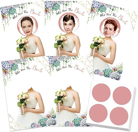 Lanmok Carte A Grater Jeu De Mariage 22 Pcs Qui A La Mariee Who Has The