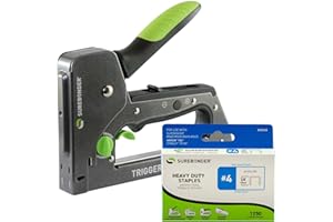 Surebonder TRIGGERFIRE Staple Gun Kit with 1250, 3/8", T-50 Type, Steel Staples