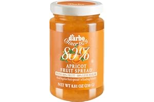 Darbo Apricot Spread, 80% Fruit, All Natural, 40% Less Sugar - 212ml