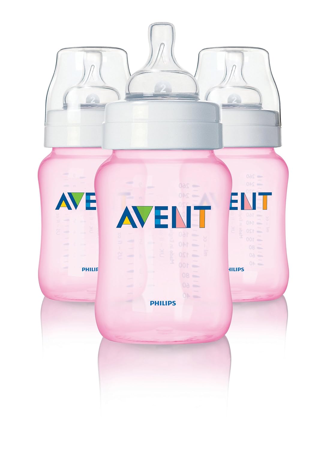 Philips Avent BPA Free Classic Polypropylene Bottle, Pink