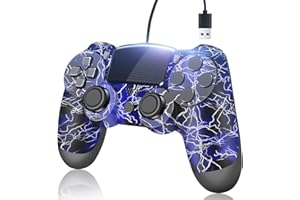 Pa4 Game Controller Compatible for Play4/Slim/Pro Console, Game Controller, Gaming Controller For Gamepad, With Double Vibrat
