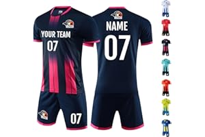 LAIFU Custom Soccer Jersey Personalized Soccer Shirt Custom Name, Number & Logo Printing, for Kids, Youth & Adult