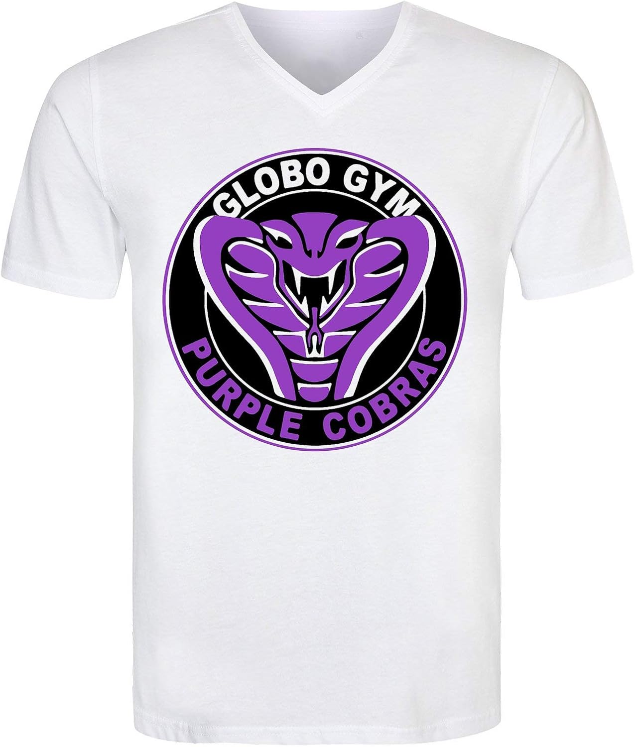 Globo Gym Purple Cobras Men's TShirt V Neck Herren Tshirt Amazon.de
