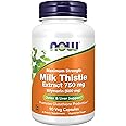 NOW Foods Milk Thistle Extract 750 mg Silymarin (600 mg), Maximum Strength - 90 Veg Capsules