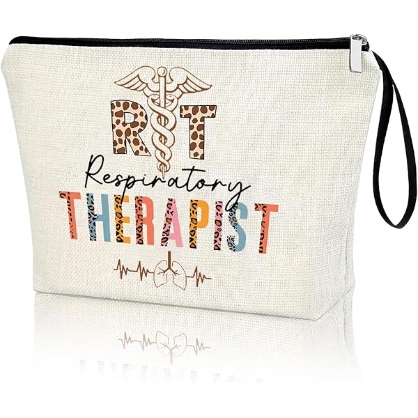 Kosmetiktasche Für Atemtherapeuten – Mit Motivierendem Aufdruck, Wasserabweisend, 33x22 Cm