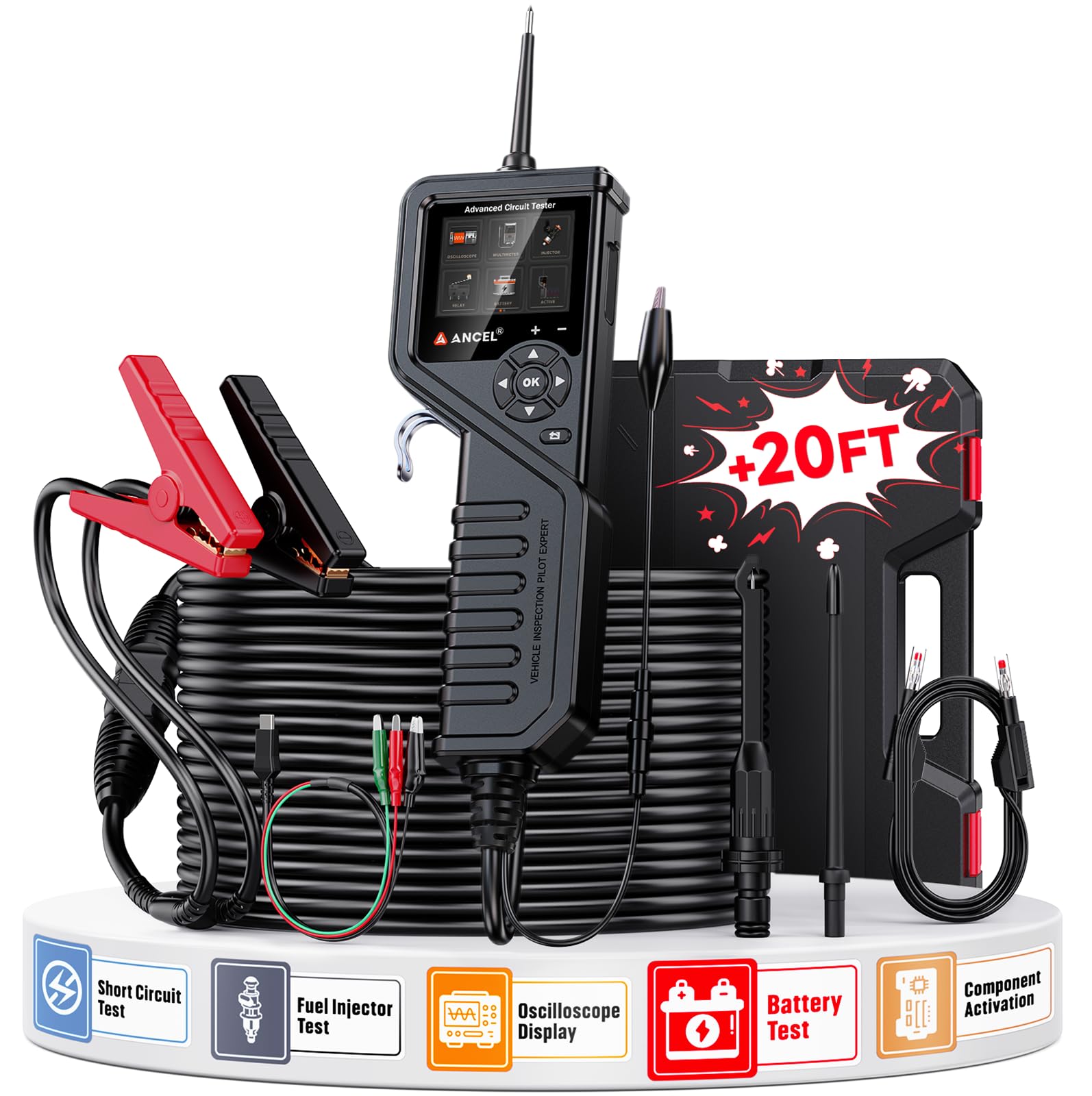 ANCEL PB600 Power Circuit Probe Tester with