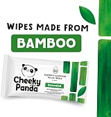 The Cheeky Panda 100% Bamboo Facial Cleansing Wipes Unscented 25 Wipes 24 Pack view 2