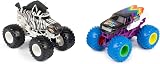 Monster Jam 1:64 Pack Two Trucks Grave Digger vs Higher Education Bulldozer view 5