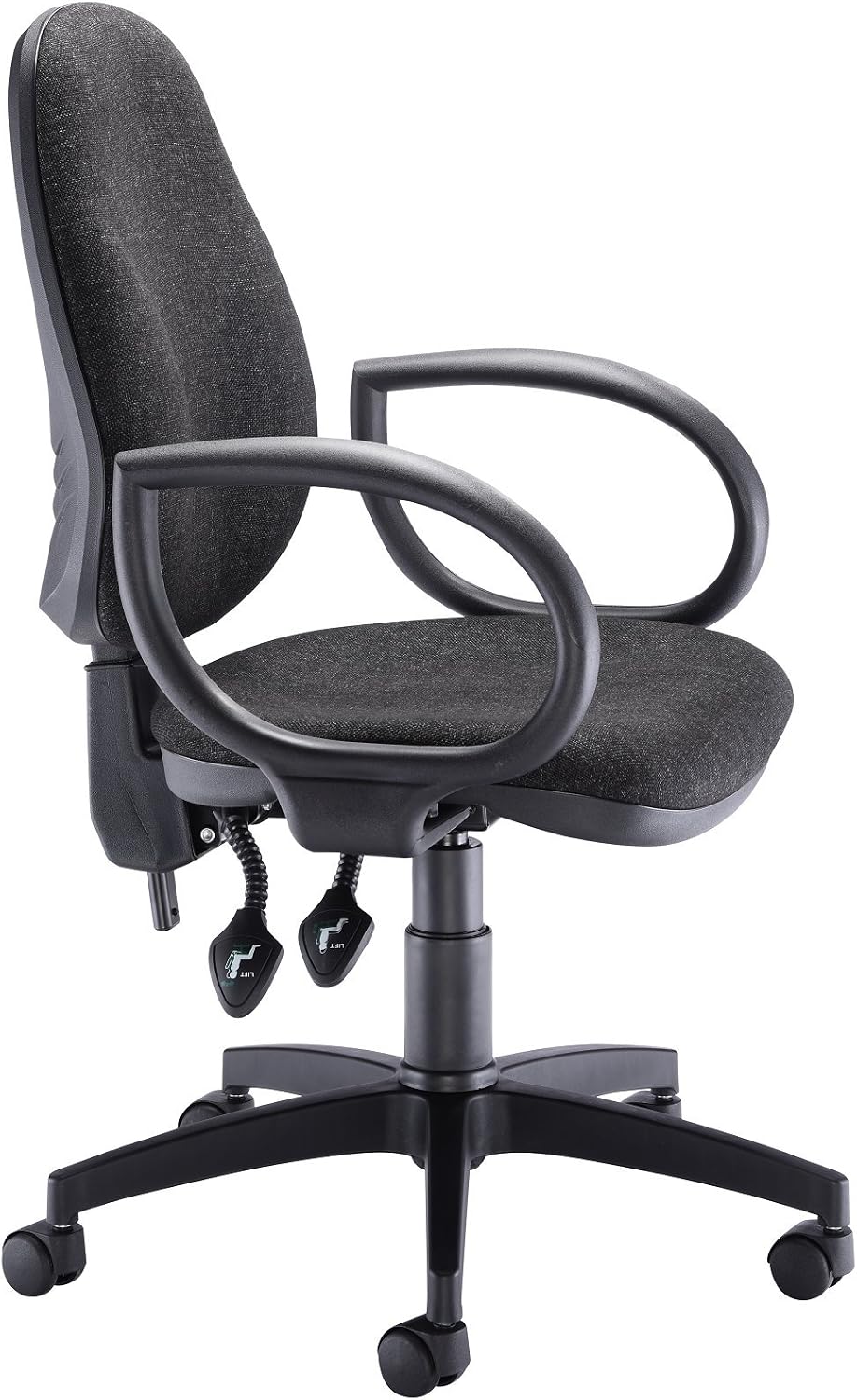 Office Hippo Mid Back Desk Chair, Ergonomic Home & Office Chair With Height Adjustable Seat - Image 4