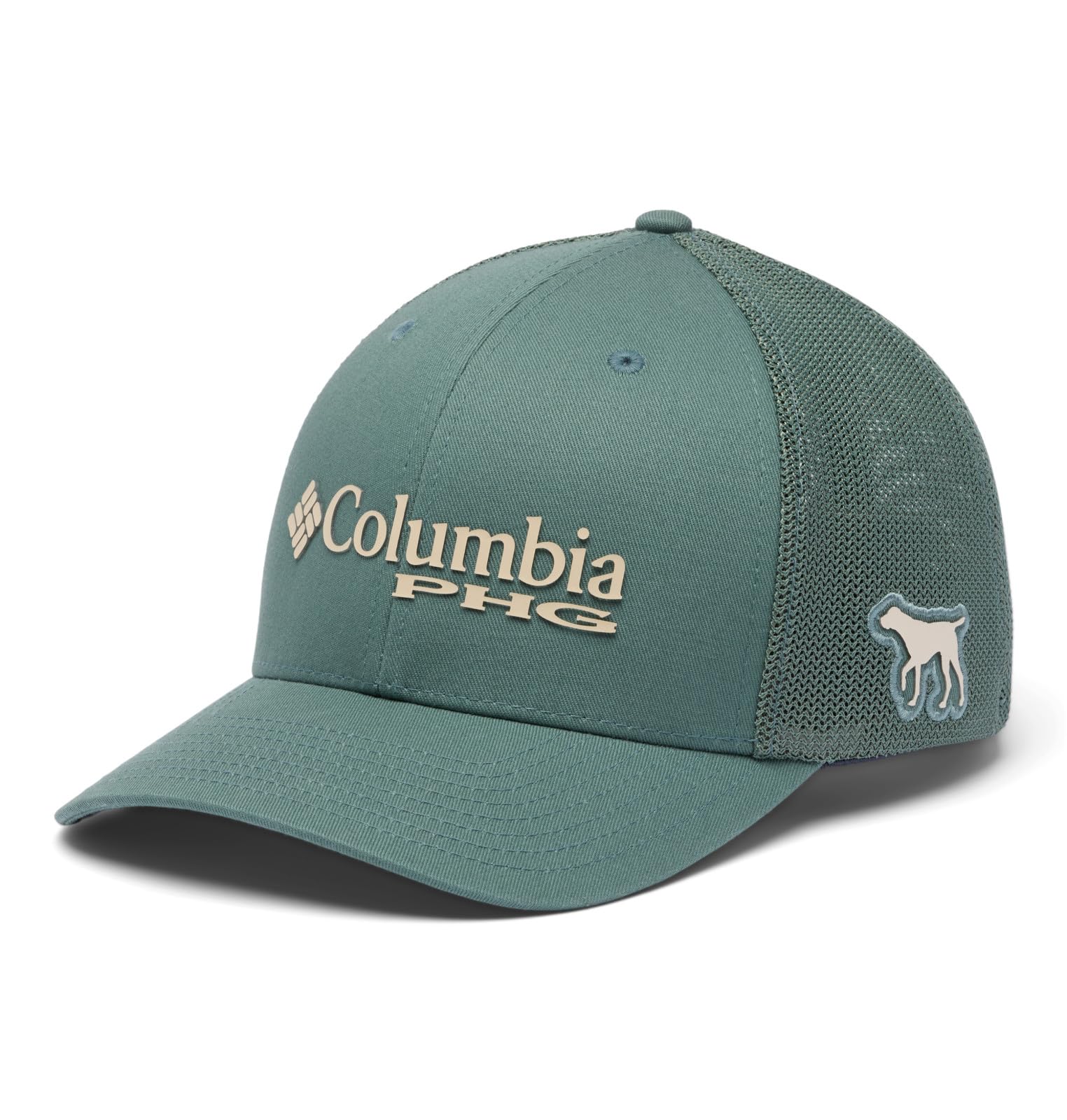 Columbia Unisex PHG Logo Mesh Ball Cap, Pond/Dog, S/M Image