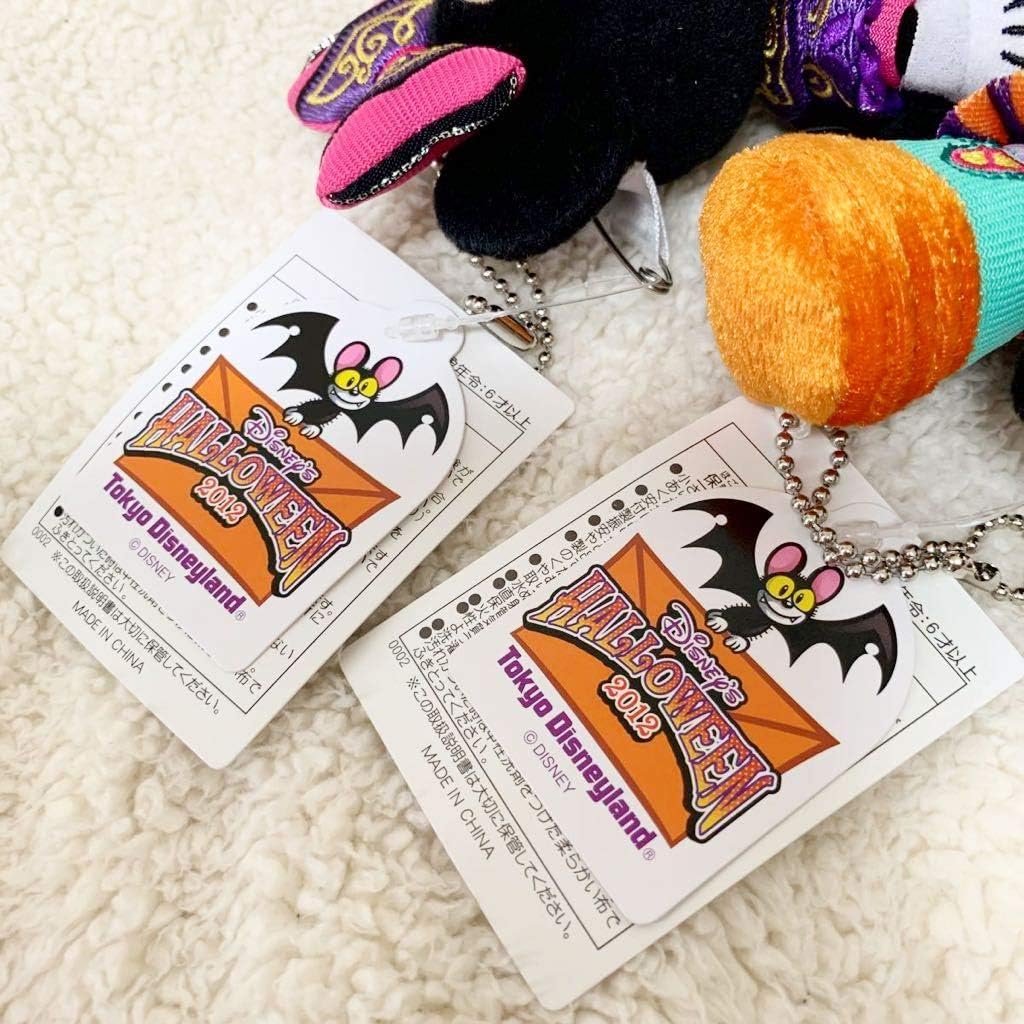 Amazon ディズニーリゾート ぬいぐるみバッジ ぬいぐるみバッチ キーホルダー ハロウィン ミッキーマウス ミニーマウス ぬいぐるみ ホビー
