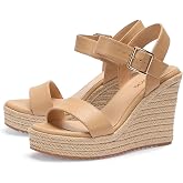 VICKI&middot;VICKI Women's Platform Sandals Wedge Ankle Strap Open Toe Sandals