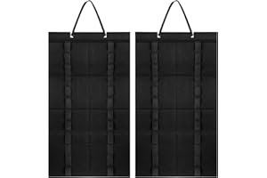 HOFURME 2 Pack Martial Arts Belts Organizer, Hanging Karate Belt Display Holds 12 Karate Belts for Martial Arts Learners(No Accessories Included)