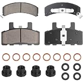 Front Semi-Metal Brake Pads Set for Chevy Express 1500 96-02, Blazer 92-94, C1500 88-99, C1500 Suburban 92-99, C2500 88-00, Astro AWD 90-02, Cadillac Escalade 99-00, 4PCS