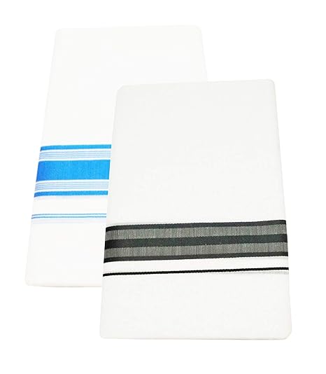 Men's Cotton Dhoti (White_Free Size)_157