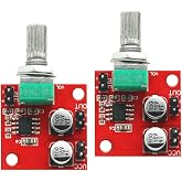 2 Pcs LM386 Electret Microphone Amplifier Microphone Pickup Module DC 4-12V