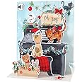Up With Paper Pop-Up Sight 'N Sound Greeting Card - Piano Cats