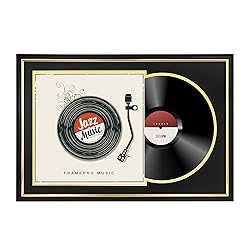 FramePro Vinyl Record Frame with 2 Double Sided