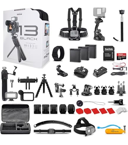 Amazon.com : GoPro HERO13 Black Creator Edition - Includes Volta