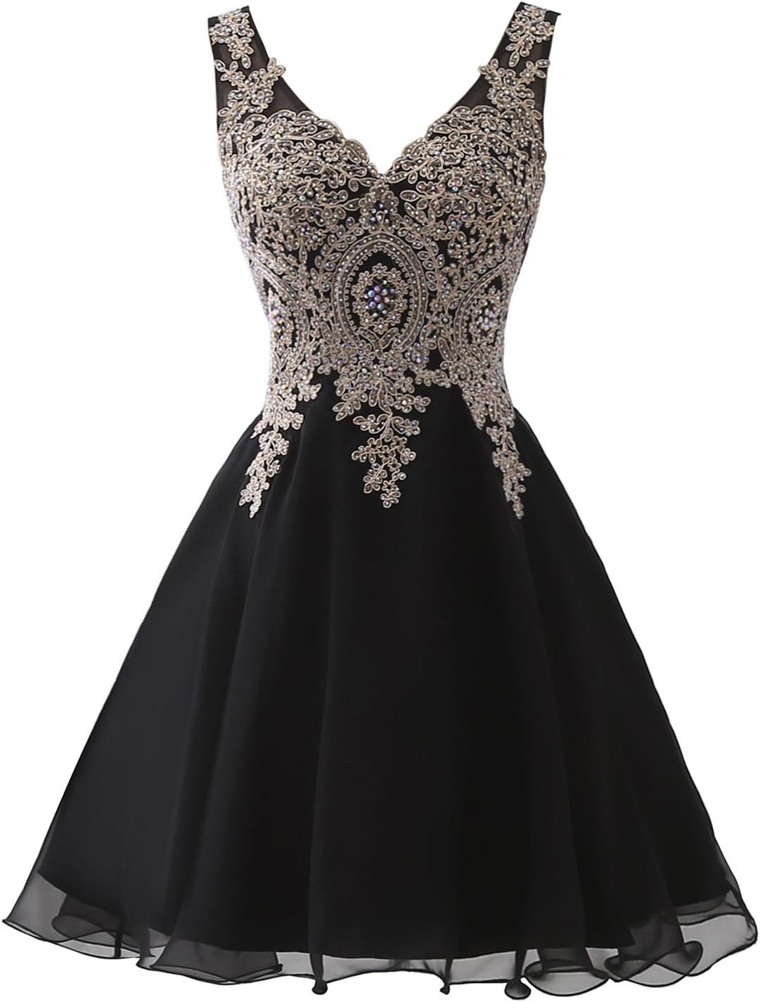 Women's Short Tulle Beading Homecoming Dresses Prom Party Gowns