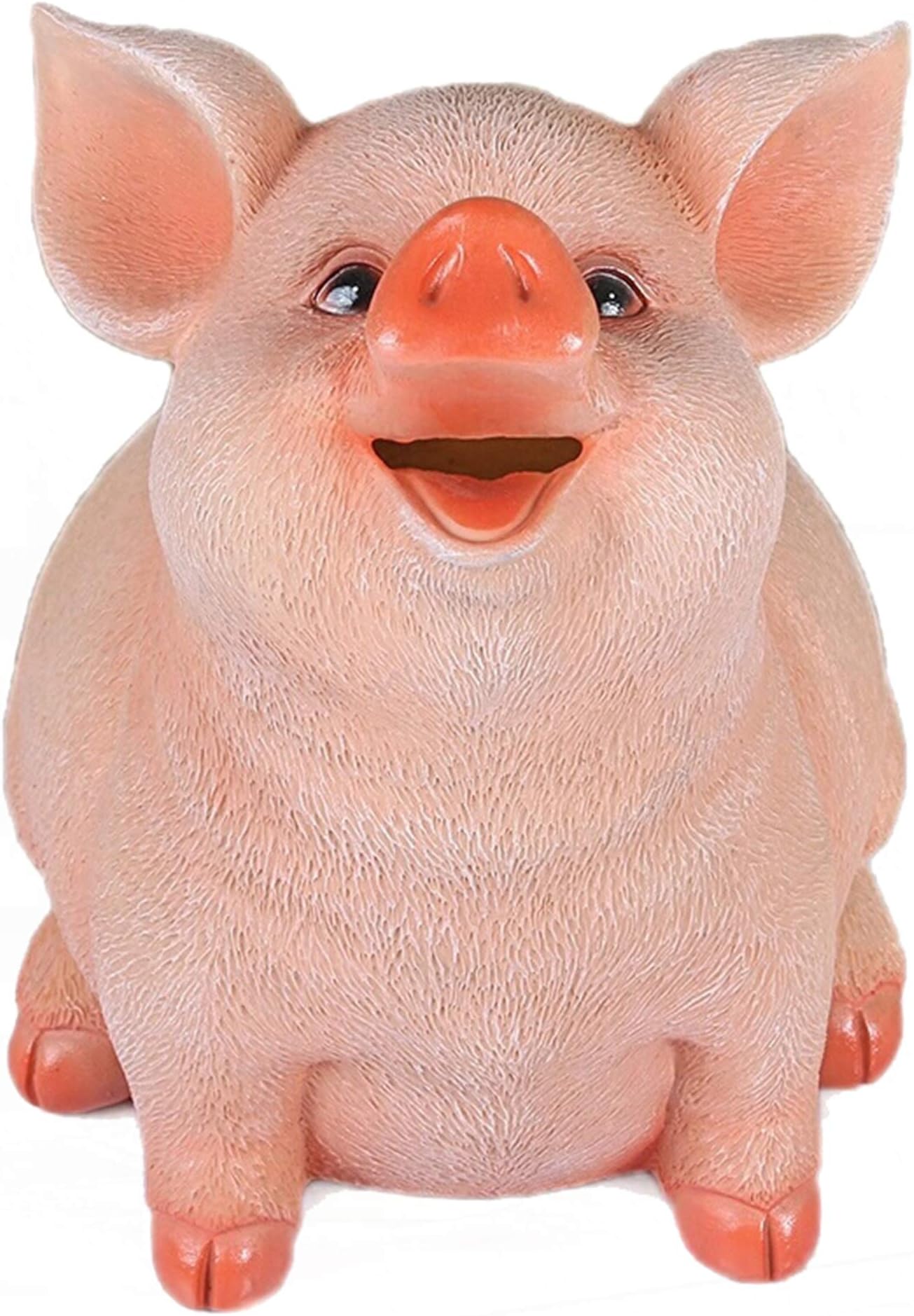 TCYu Piggy piggy bank men and women friends large piggy bank resin piggy bank sprouting pig piggy bank 16 * 19 * 22cm