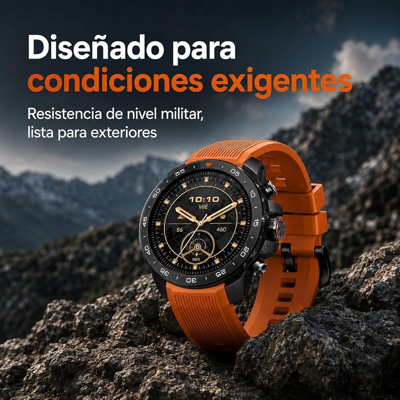 GS Explorer S Relógio Inteligente Masculino, GPS, 10ATM Resistente à Água — foto 2 de 8