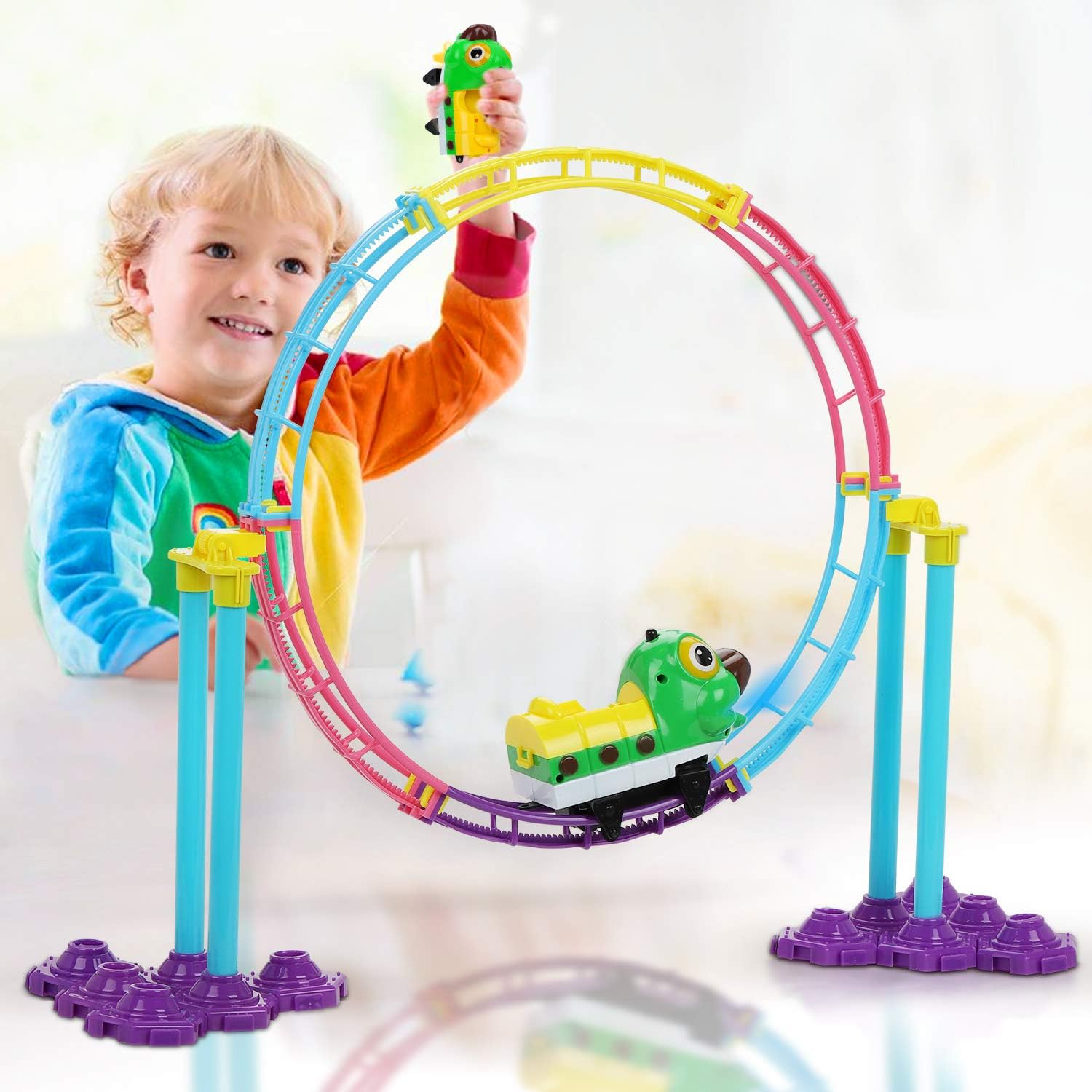 toy car tower track