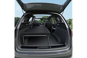 Letsenjoy Folding Car Bed with Adjustable Height and Length, Camping Bed 600D Oxford Fabric Carbon Steel Frame,Sleeping Platform for Vehicle ''39.5-71.5 x 33.5 x10.6-15.5" (High-Legs)