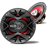 BOSS Audio Systems CH6520 Car Speakers - 250 Watts of Power Per Pair, 125 Watts Each, 6.5 Inch, Full Range, 2 Way, Sold in Pa