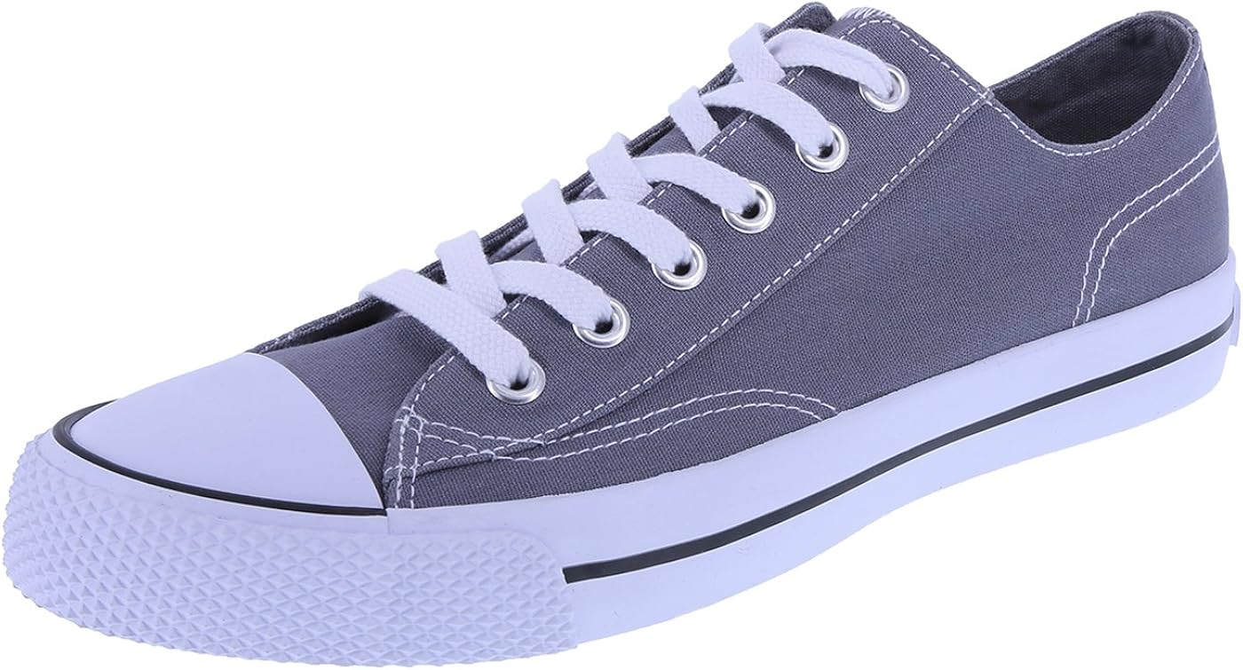 Airwalk Men's Grey Canvas Men's Legacee Sneaker 14 Regular