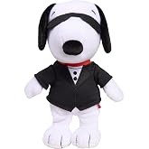 PEANUTS Snoopy Secret Agent Bean Plush, Soft Stuffed Animal, Spy Outfit | 7-Inch, Snoopy in Spy Outfit with Sunglasses, Collectible Gift, Stocking Stuffers, Gifts, Presents, Kids &amp; Adults, Ages 3+