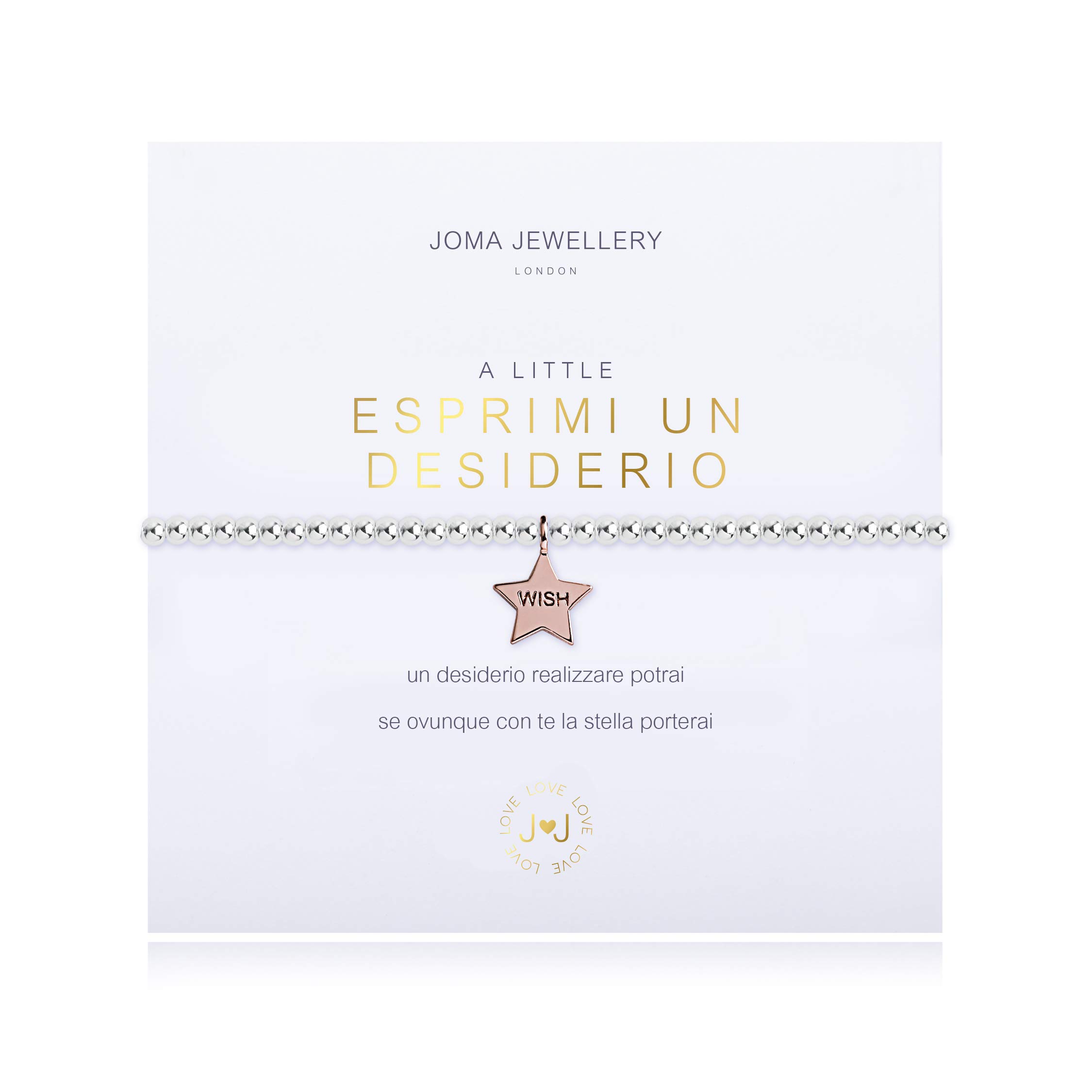 Joma Jewellery A Little ESPRIMI UN Desiderio Bracelet Italian