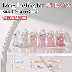 Double Rhythm Cat Eye Gel Nail Polish Set of 6 Same