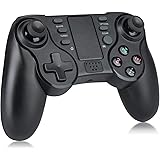 MAEXUS PS4 Controller Wireless Turbo Rapid Fire HD Vibration Gyro Sensor PS4 Gamepad with Earphone Jack Compatible with PC