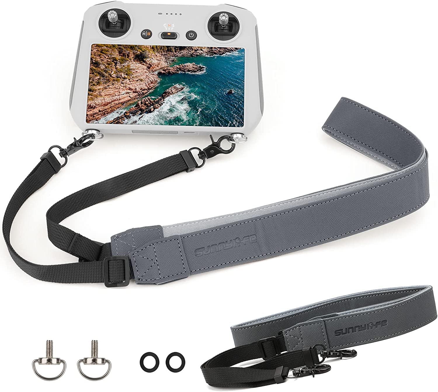 Controller Strap for DJI RC / RC2 / RC Pro/DJI Smart Controller, Adjustable PU Strap for Mini 5 Pro/Mini 3Pro/Mini4 Pro/Air 3/Air 2S/Mavic 3 Classic