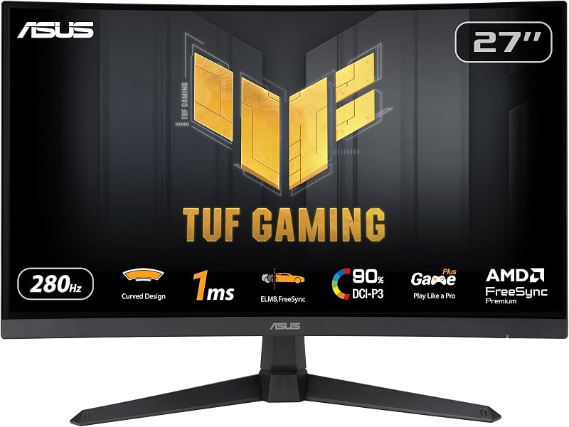 TUF Gaming VG27VQM1B 27 Zoll 280Hz FHD Curved Gaming Monitor