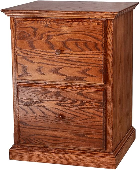 Amazon Com Forest Designs Traditional Oak Two Drawer File Cabinet