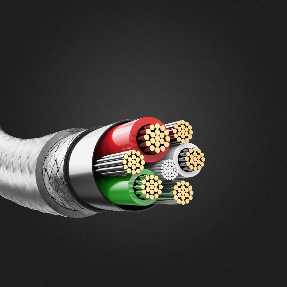 (2-Pack 3.3FT) USB Typ C Kabel, Roadwi USB 3.0 auf USB C-Kabel Nylon-Flechtschnur für Samsung Galaxy Note 8 S8, Google Pixel 2 XL, Moto ZZ2, LG V30 G5 G6 V20 Nintendo Switch Mehr (Grau)