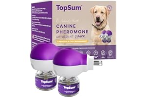 TopSum Pheromone Diffuser for Dogs: Premium Dog Calming Diffuser - Calming Pheromones for Dogs - Dog Appeasing Pheromone - Pe
