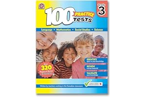 Grade 3 Workbook: Math, Language, Social Studies, Science: 100 Tests workbook covers key curriculum concepts: Written by teac
