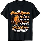 I Am A Pisces Queen - Birthday Zodiac Sign Horoscope T-Shirt