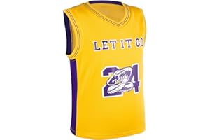 Cnins Kids Basketball Sports Jerseys for Youth Boys & Girls Basketball Athletic Training # 23 24 30 for Sports Fans