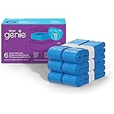 Litter Genie Refill Bags | Stand alone Genuine Film 6 pk | Compatible with Litter Genie Standard and Jumbo refills | Ultimate